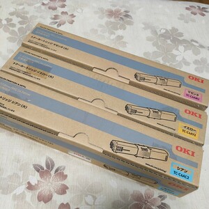 3本セット　OKI　沖データ　純正トナーカートリッジ（大）　TC-C4AC2、TC-C4AM2、TC-C4AY2　C332dnw　MC363dnw　TC-C4A