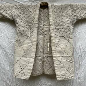 藍染 ではない 道着 当て布 手差し 刺し子 JAPAN VINTAGE ジャパンヴィンテージ 日本の古い服 KENDO SASHIKO 抜群の雰囲気の画像1