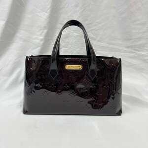 ▽▼ルイヴィトン Louis Vuitton ヴェルニ ウィルシャー PM ハンドバッグ トートバッグ アマラント ワインレッド系 レディース M93641▼▽