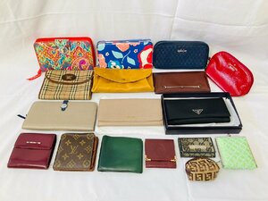 ★ブランド 財布 キーケース 小銭入れ ポーチなど 17点おまとめ/Louis Vuitton.GUCCI.PRADA.Burberryなど★