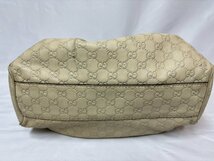 ☆GUCCI スーキー ハンドバッグ グッチシマ レザー ホワイト 211944_画像5