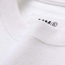 送料無料　マルタンマルジェラ　Maison Margiela　MM6　メンズ　Tシャツ　文字ロゴ　半袖　丸首　1716-46_画像4