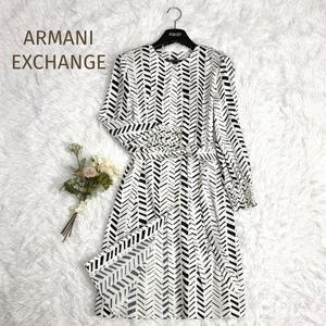  новый товар с биркой *ARMANI EXCHANGE* Armani Exchange общий рисунок рубашка One-piece лента размер 2