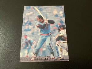 良品　カルビー76年　加藤（阪急）No.453　プロ野球カード