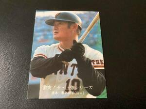 良品　カルビー76年　張本（巨人）No.1023　プロ野球カード