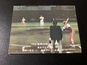 カルビー76年　アルー（太平洋）No.542　プロ野球カード