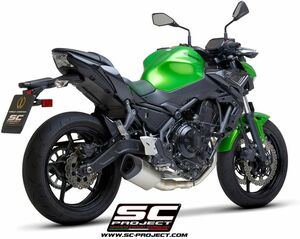 SCプロジェクト カワサキ Z650 ニンジャ650 フルエキゾーストシステム 2-1＆SC1-R GT サイレンサー K26-C103T Ninja650 新品 同梱不可