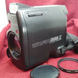 343【フラッシュ/シャッターOK】KYOCERA SAMURAI Z コンパクトフィルムカメラ 京セラ サムライ F:4.0-5.8 25-75mm