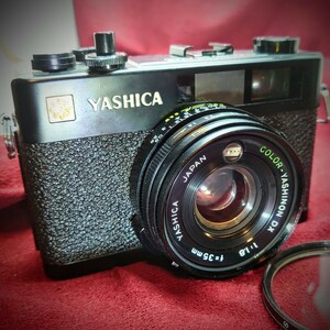 345【シャッターOK】YASHICA ELECTRO35CC レンジファインダー フィルムカメラ ヤシカ エレクトロ COLOR-YASHINON DX F:1.8 35mm