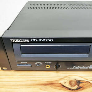 TASCAM TEAC タスカム ティアック 業務用 CDレコーダー CD-RW750 通電確認！ジャンク！部品取り、修理できる方に！送料無料！の画像6