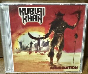 Kublai Khan Annihilation 1987年スラッシュメタル　2009年正規再発盤レア　megadeth metallica dark angel devastation slayer