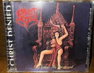 Christ Denied 1996年デスメタル 名盤オリジナル盤廃盤レア avulsed mortician livinity incantation dismember deicide pyrexia vile