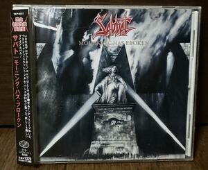 Sabbat Mourning Has Broken 1991年スラッシュメタル日本盤帯付き　holy terror coroner dark angel kreator onslaught