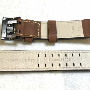 HAMILTON の純正時計ベルトで・・未使用ですが・・変色しています！ 20mmサイズの画像5