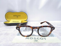 ♪ MOSCOT LEMTOSH モスコット レムトッシュ SMALL オリジナル 1915 鼈甲？ べっ甲？ メガネ 眼鏡_画像1