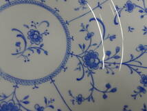 cc243● Takato BLUE COPEN プレート5客 ROYAL MEISSEN 1客 スープ皿/カレー皿/洋食器/花柄/100_画像3