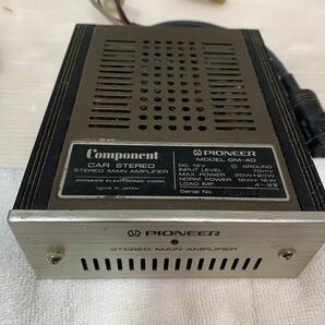 PIONEER パイオニア component カーステレオ アンプ＋デッキ GM-40/ KP-88G 動作未確認のためジャンク品の画像6