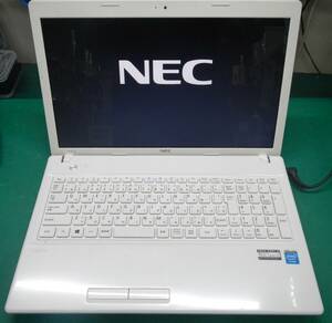 【メンテ済】NEC LaVie PC-LE150M2W ノートPC メモリ8GB HDD:500GB 安定OS：Win10＆MS Office2021導入済 DVD再生OK ウイルスバスター50日有