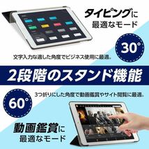 iPad ケース ガラスフィルム セット 第5世代 第6世代 air1 air2 9.7インチ 手帳型 カバー 液晶保護_画像5