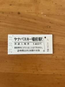 【営業終了駅】JR東日本 大糸線 ヤナバスキー場前駅（平成29年）