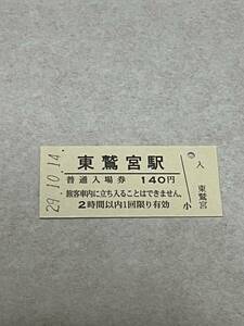 JR東日本 東北本線 東鷲宮駅（平成29年）