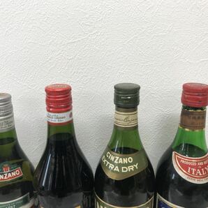 CINZANO チンザノ ベルモット vermouth rosso torino extra dry 4本セット 旧ボトル 古酒 750ml 950ml 1000ml 16%の画像7