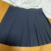 6 2 コスプレ衣装 夏 制服 上下セット W72 丈40 天白_画像5