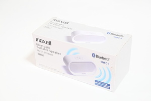 ■納戸整理 maxell Bluetooth スピーカー（白） MXSP-BT04-WH 新品未使用品■