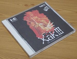【動作確認済】PCエンジン SUPER CD-ROM2「XakIII サークIII」 1993年 マイクロキャビン Xak3