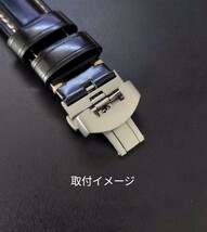 22mm 腕時計 修理交換用 Dバックル クラスプ 取付幅 マット サンド(チタン)仕上げ シルバー 【対応】 パネライ PANERAI_画像4