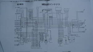 HONDA MBX80.取り扱い説明書、コピー