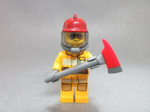 LEGO★1 正規品 街の人 消防士 ミニフィグ 同梱可能 レゴ シティ タウン 男 女 子供 女の子 男の子 髪の毛 トルソー レッグ ファイヤーマン