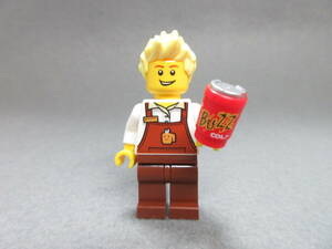 LEGO★G 正規品 カフェ 店員 ミニフィグ city シリーズ 同梱可能 レゴ シティ 働く人 喫茶店 バリスタ ケーキ パン コーヒー 店 食べ物
