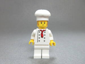 LEGO★B 正規品 コック 料理長 料理人 店員 ミニフィグ 同梱可能 レゴ シティ レストラン キッチン 店 食べ物 厨房 学校