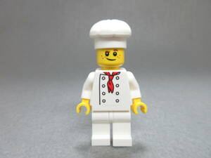 LEGO★E 正規品 コック 料理長 料理人 店員 ミニフィグ 同梱可能 レゴ シティ レストラン キッチン 店 食べ物 厨房 学校