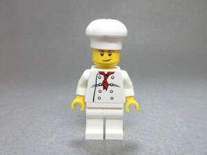 LEGO★F 正規品 コック 料理長 料理人 店員 ミニフィグ 同梱可能 レゴ シティ レストラン キッチン 店 食べ物 厨房 学校
