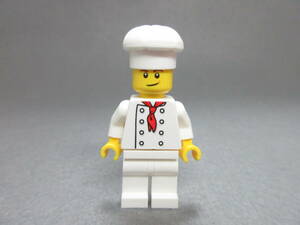 LEGO★N 正規品 コック 料理長 料理人 店員 ミニフィグ 同梱可能 レゴ シティ レストラン キッチン 店 食べ物 厨房 学校