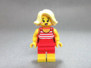 LEGO★141 正規品 女の人 水着 海 街の人 ミニフィグ 同梱可能 レゴ シティ タウン 男 女 子供 女の子 男の子 髪の毛 トルソー レッグ