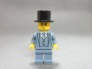 LEGO★154 正規品 紳士 スーツ姿 男性 街の人 ミニフィグ 同梱可能 レゴ シティ タウン 男 女 子供 女の子 男の子 髪の毛 トルソー レッグ