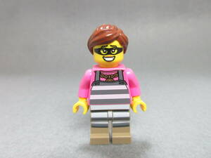 LEGO★179 正規品 泥棒 強盗 街の人 ミニフィグ 同梱可能 レゴ シティ タウン 男 女 子供 女の子 男の子 髪の毛 トルソー レッグ