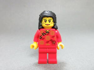 LEGO★232 正規品 チャイナ 中華 街の人 ミニフィグ 同梱可能 レゴ シティ タウン 男 女 子供 女の子 男の子 髪の毛 トルソー レッグ