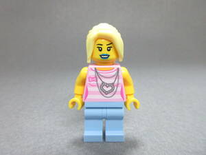 LEGO★298 正規品 女の人 女の子 街の人 ミニフィグ 同梱可能 レゴ シティ タウン 男 女 子供 女の子 男の子 髪の毛 トルソー レッグ