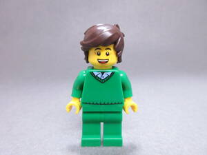 LEGO★332 正規品 青年 少年 街の人 ミニフィグ 同梱可能 レゴ シティ タウン 男 女 子供 女の子 男の子 髪の毛 トルソー レッグ