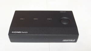 iBUFFALO 1080p 対応 HDMI切替器 (3入力・1出力) BSAK302 本体のみ 動作品