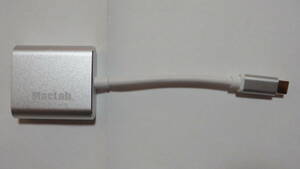 MacLab. USB Type-C (DP ALT mode) подключение VGA адаптор BC-UCV2WSe рабочий товар ( прекрасный товар )