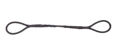 コンドーテック トゲなし 玉掛 ワイヤー(JISワイヤ4号メッキ品使用) 12mm×2m 2本 工事 スリング ワイヤー ユニック クレーン 建設