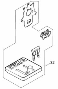 マキタ makita 18V 充電式 インパクトドライバ TD171D 用 コントローラ 620D48-6 部品 パーツ 修理 建築 建設 大工 造作 内装 鳶 鳶職 足場