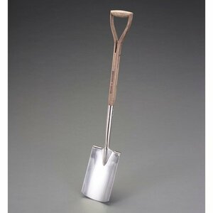 ESCOesko180x290mm/1020mm shovel ( square shape * stainless steel ) EA650BG-123 mirror finish made of stainless steel head public works agriculture agriculture house spade 