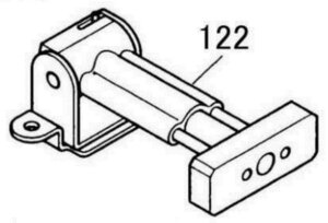 MAX マックス スーパーネイラ HN-65M用 スイチョクスタンドASSY No.122 (CN80122) 大工 建築 建設 造作 内装 棟梁 釘打機 修理 部品 パーツ