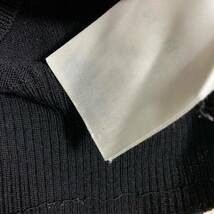 美品 ルイヴィトン LOUIS VUITTON ニット セーター トップス クルーネック モノグラム ワッペン 刺繍 ブラック メンズ サイズS_画像8